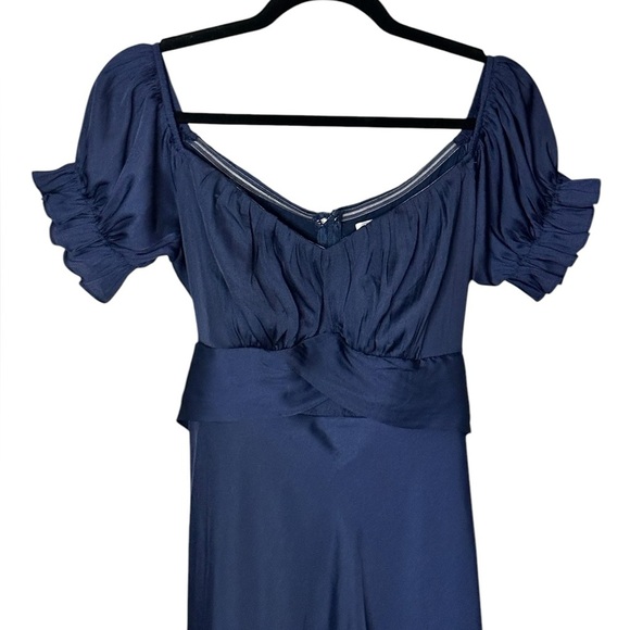 Hello Molly SKY CHILD MAXI DRESS NAVY NWT LG - Picture 4 of 8